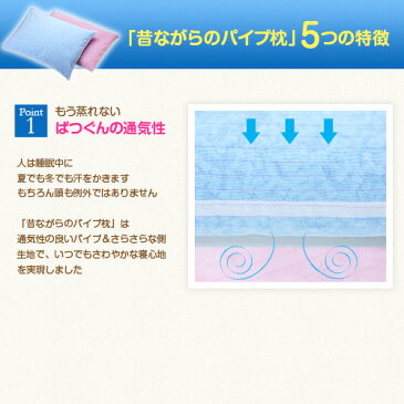 送料無料 昔ながらのパイプ枕 小サイズ 35×50cm 35 50 高さ調節 洗える パイプ 安心の日本製 枕 まくら マクラ 首