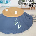 【クーポン配布中】 こたつカバー 直径220 直径225 円形 抗菌 防臭 綿100 ダブルガーゼ 二重ガーゼ おしゃれ 無地 洗える 抗菌防臭 日本製清潔 敏感肌 ピーチフレッシュ
