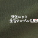 無料 【 生地サンプル 】手 に取って実感！ 生地サンプルコットンニット コットン 綿100 綿 春 秋 無地 やわらか日本製 岩本繊維