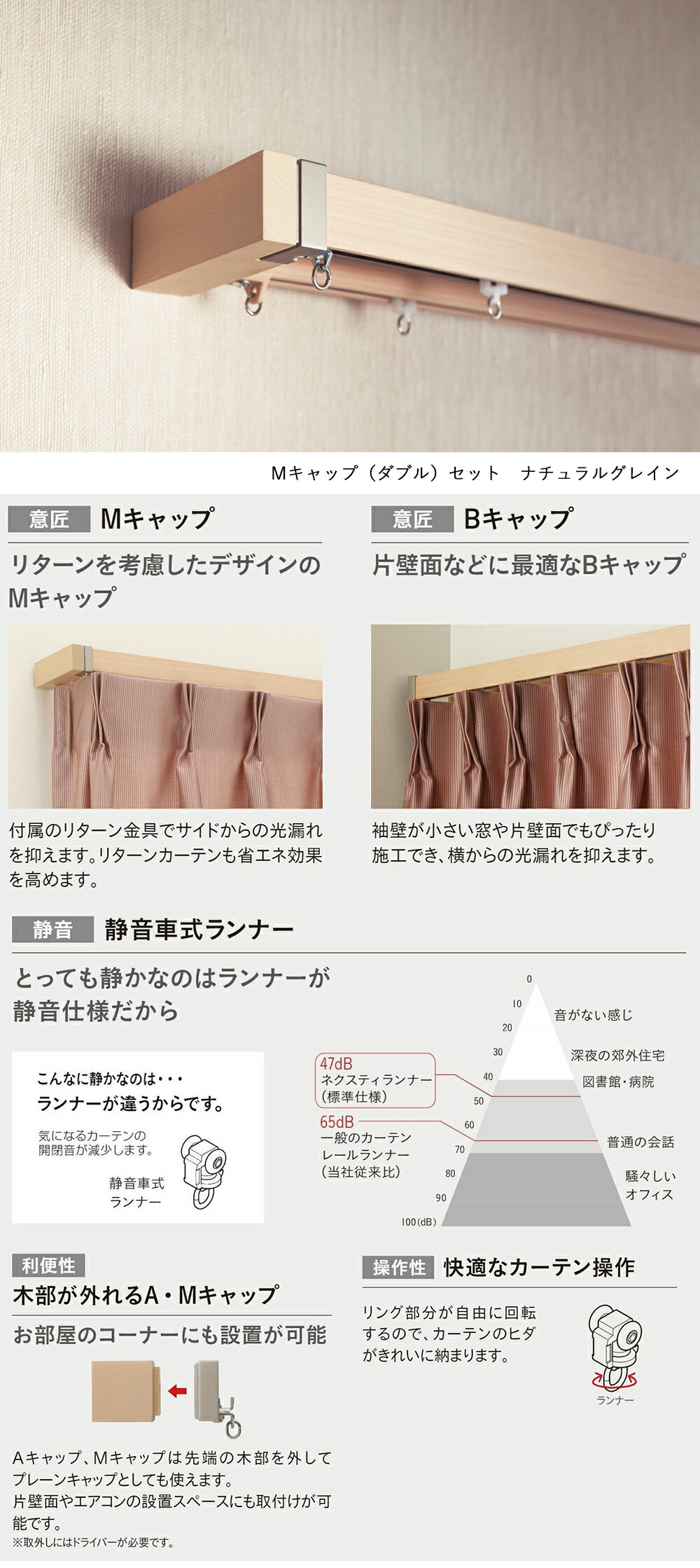 【1cm単位でカットしてお届け】カーテンレール【レガートスクエア】【レール長さ1.14m〜2.03m】【シングル正面付け】トーソー　TOSO　装飾レール