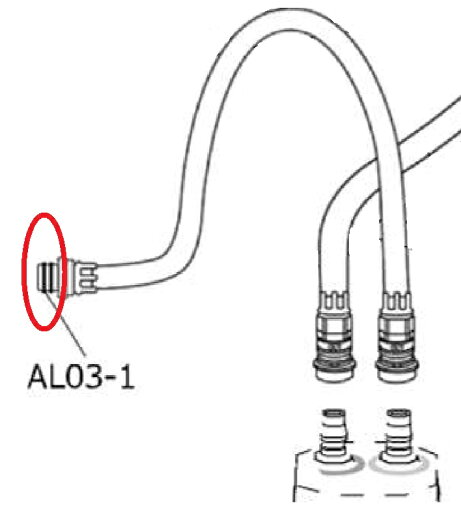 AL03-1:クリンスイ三菱ケミカルOUTホース用Oリング AL03-1:クリンスイ三菱ケミカルOUTホース用Oリング