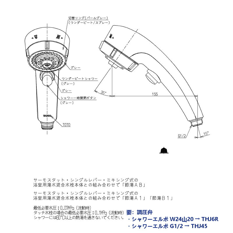 THC8C:￥3,980以上送料無料 TOTO...の紹介画像2