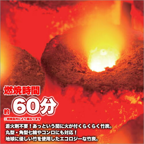 BUNDOK 七輪用らくらく竹炭 280/BD-441/木炭、炭、竹炭、着火剤、燃料、バーベキュー、七輪、しちりん通販格安セール情報　楽天　通販