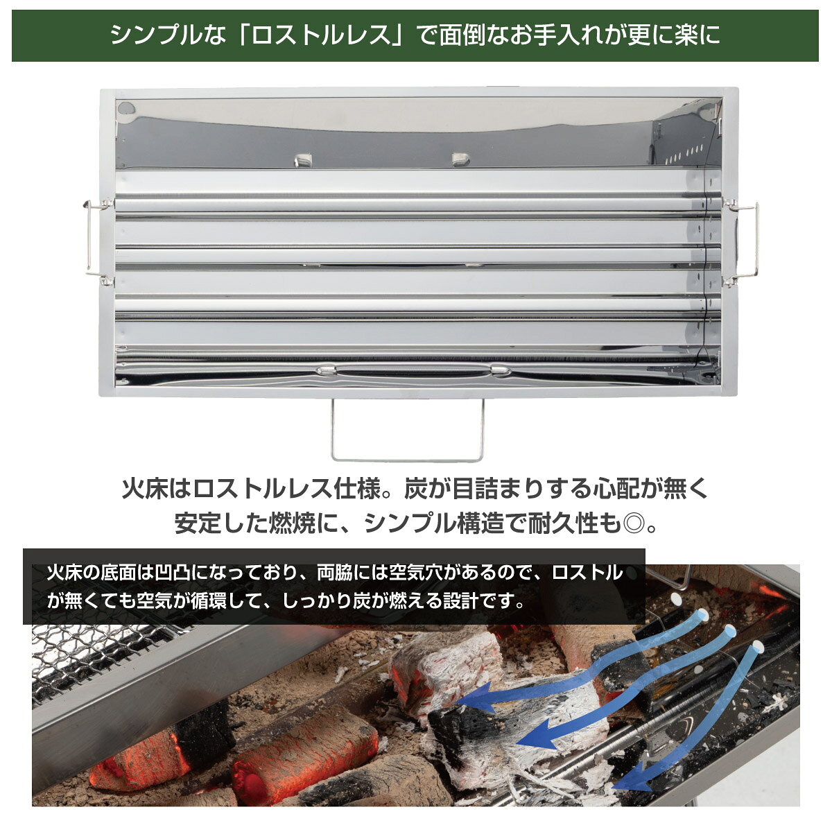【送料無料】ステンレススライドコンロ/BUNDOK(バンドック)/バーベキューコンロ BB...