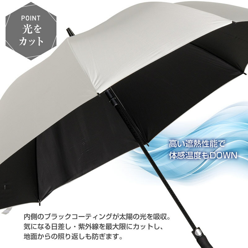 【送料無料】レジャーアンブレラ/BUNDOK(バンドック)/日傘 折りたたみ コンパクト 大きめ 大型 軽量 サイズ 完全遮光 完全遮熱 スポーツ観戦 UVカット 紫外線 UPF＋50 スポーツアンブレラ パラソル ゴルフ傘 黒コーティング ブラック 熱中症 対策
