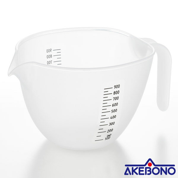 キレの良い粉つぎボウル 白/曙産業/CH-2091/泡だて、おたま、お好み焼き、もんじゃ焼き、たこやき、ボウル、調理用ボウル、ホットプレートのサムネイル