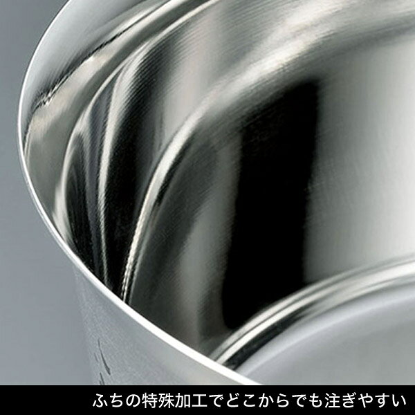 【送料無料】燕人の匠「桜吟」 そそぎやすい鍋 14cm/よこやま/ETS-250/鍋 片手鍋 ステンレス 14cm 電磁調理器 IH ガスコンロ 対応 国産 燕 日本製 よこやま livinglinks-10019930 Living links(リビングリンクス) サンプル画像2