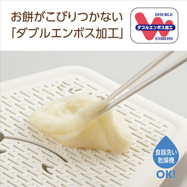 AKEBONO 合格レンジモチアミ 白星ホワイト/SI-5000/調理器、餅、鍋料理、しゃぶしゃぶ、うどん、お好み焼き、たこ焼き,、おしるこ、レンジで簡単、焼き餅