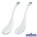 しずくレンゲ 大 サービングセット クリア/曙産業/TW-3746/調理器具、スプーン、レンゲ、トング、取り分け(3)