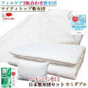 布団セット 3点セット セミダブル フィルケア 2枚合わせ 掛布団 マイティトップ 敷布団 抗菌 防臭 防ダニ 寝具セット TEIJIN 日本製 【P2】【MK...