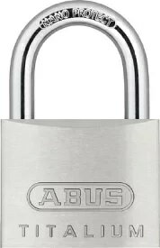 ABUS　アバス　タイタリウム南京錠　45mm　シリンダー錠　鍵違いのみ