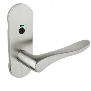 非常開錠装置付。バリアフリーに対応した使いやすいレバーハンドル。 ドア厚：30-36mm　