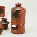 美濃焼 酒器・酒燗器 かがり火燗冷徳利2合 8.8×13cm 約320cc