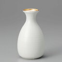 美濃焼 白粉引金刺し二合徳利 8×14.8cm 約360cc