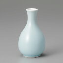 瀬戸焼 徳利・盃 水青磁塗分け玉型徳利(小) 6.4×11.3cm 130cc