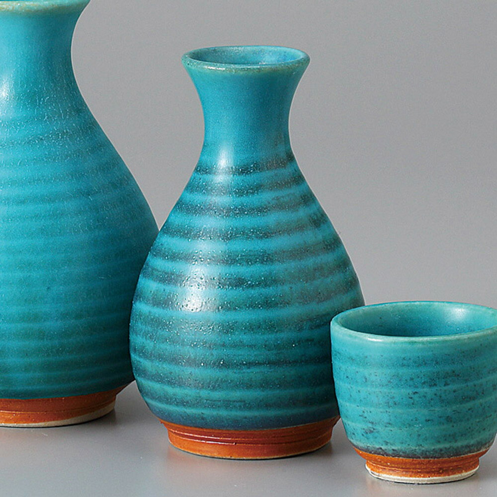 美濃焼 トルコ青1号徳利のみ 7×11.7cm 約200cc