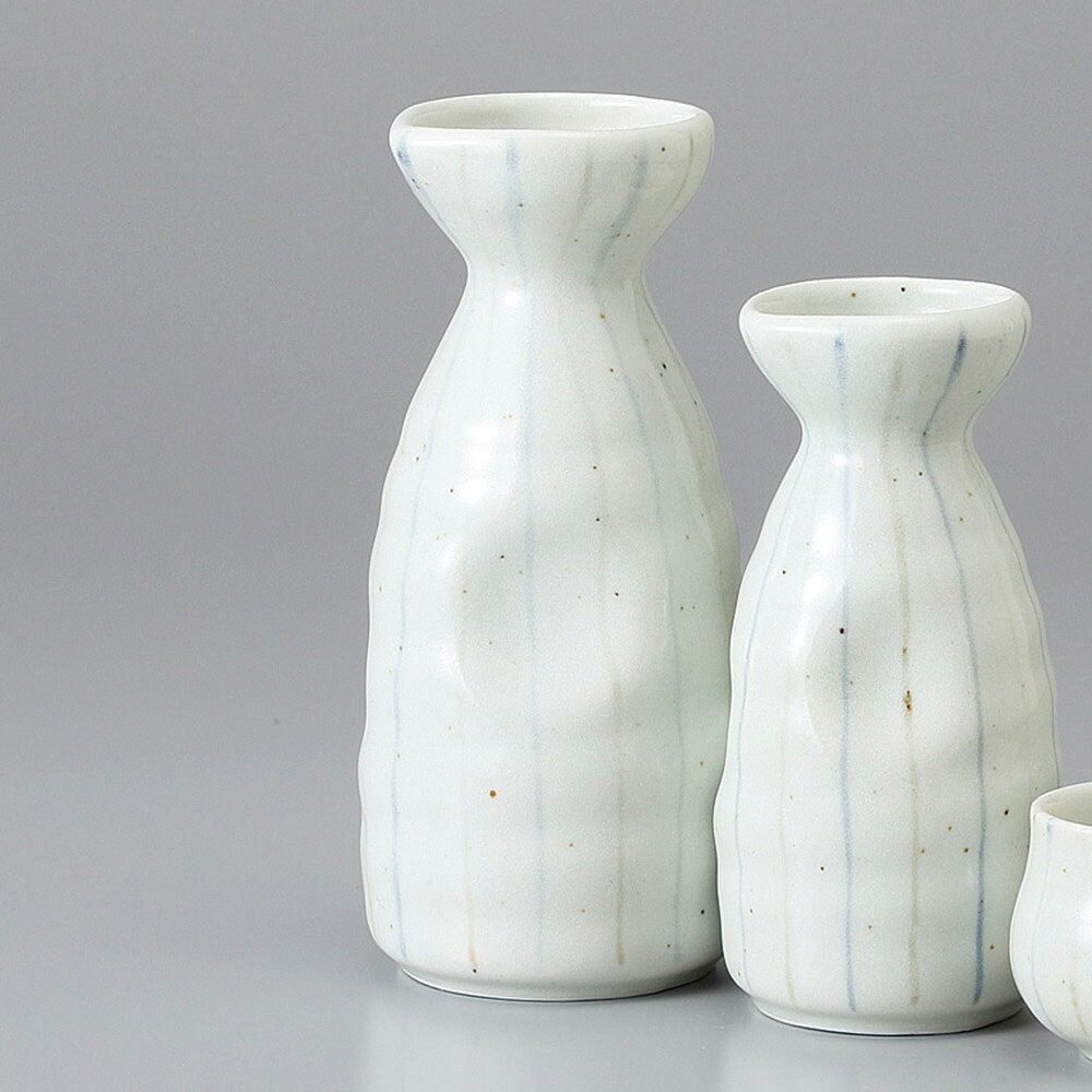 美濃焼 唐津十草2号徳利 7×15.5cm 約290cc