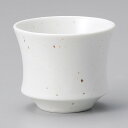 美濃焼 白備前反りカップ 8×6.4cm 約180cc 盃・ぐい呑み
