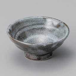 美濃焼 盃・ぐい呑み 青鼠志野平盃 8×3.6cm