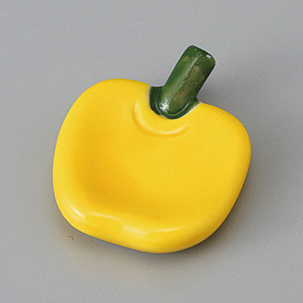 美濃焼 りんごY　箸置き 4.5×3.5×1.3cm