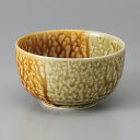 美濃焼 多用碗・ミニ丼 彩アメ織部多用碗小 12.5×7cm