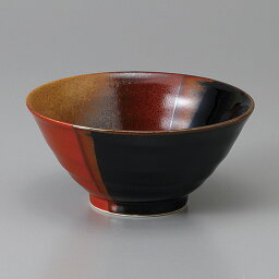 美濃焼 多用碗・ミニ丼 あけぼの天目飯碗 12.8×6cm