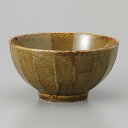 美濃焼 茶碗 色釉緑型入中平茶碗 11.8×5.2cm