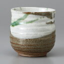 美濃焼 かいらぎ織部流寿司湯呑 8×8.3cm 280cc