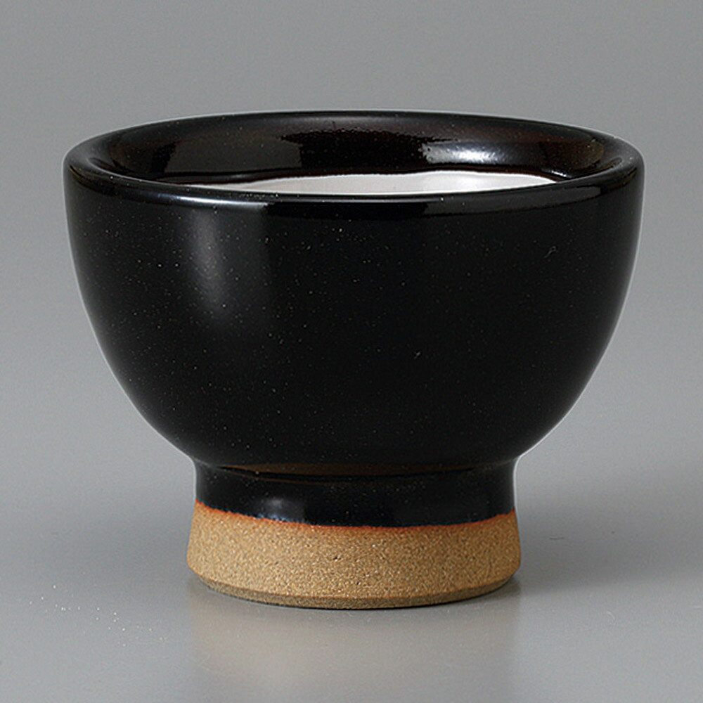 美濃焼 千茶 天目厚口反千茶 8.8×6.7cm