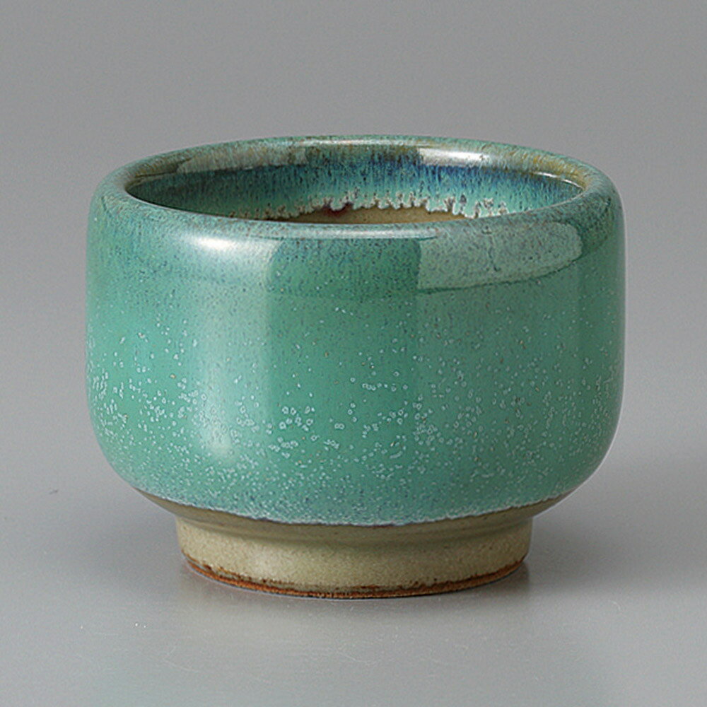 美濃焼 千茶 ヒスイ煎茶 7.5×5.5cm