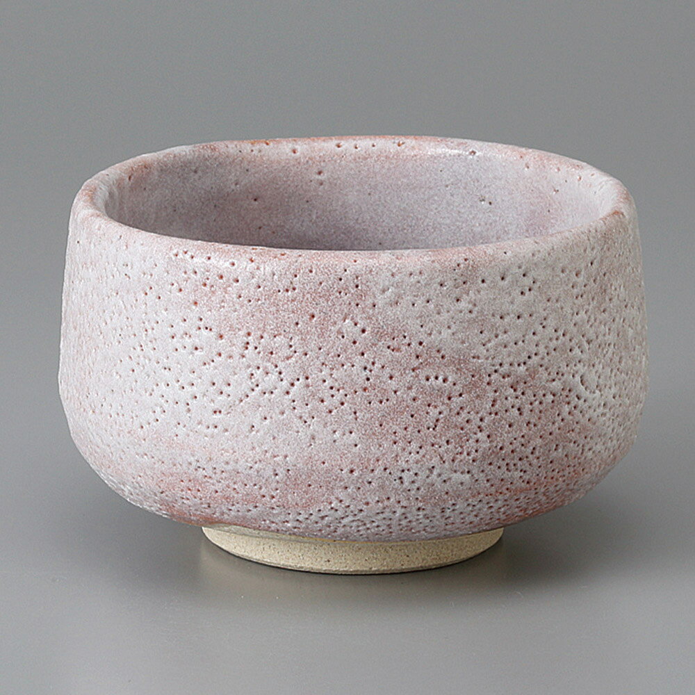 瀬戸焼 桜志野抹茶碗 11.5×7.5cm 1