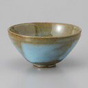 美濃焼 抹茶碗 萩青磁夏　抹茶碗 13×6.5cm