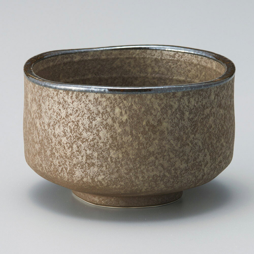 美濃焼 抹茶碗 銀結晶抹茶碗 12×7.5cm