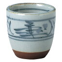 美濃焼 トチリ山水 ぐい呑(小) 4.5×4.5cm