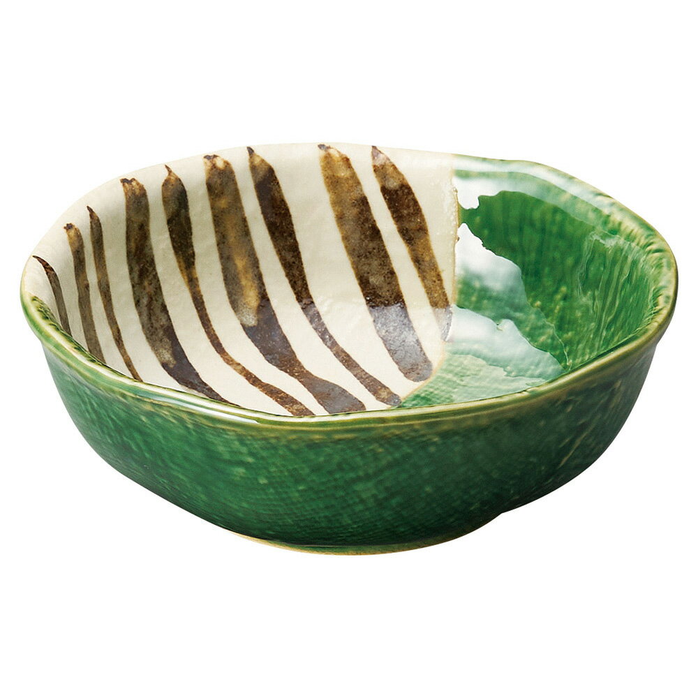 美濃焼織部十草織部十草3．6小鉢1...