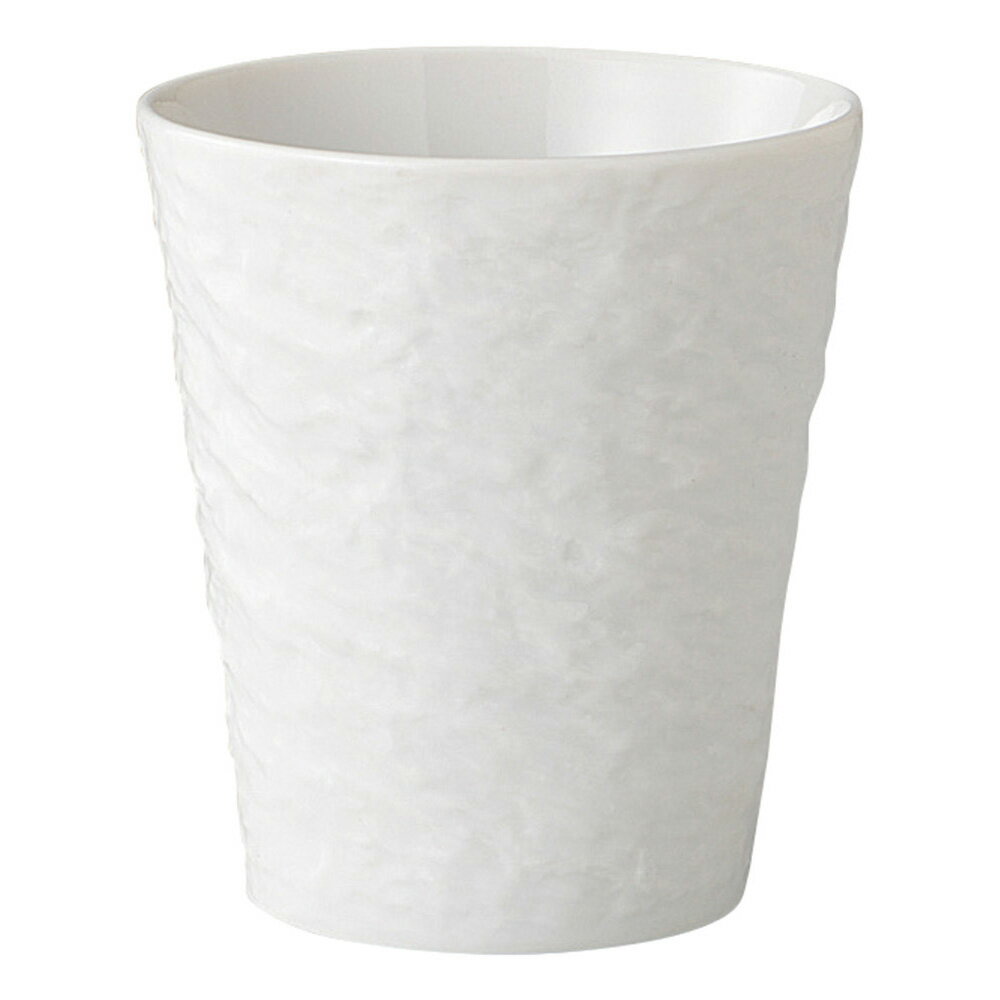 美濃焼 ペトラ　ホワイト　フリーカップ 8.2×9.2cm 240cc