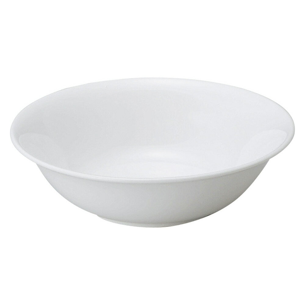 美濃焼 L・Sホワイト L・Sホワイト　6　1／2吋オートミル 16.7×4.8cm