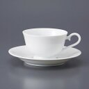 美濃焼 コーヒーC/S 丸反高台兼用碗皿