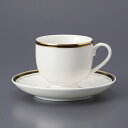 美濃焼 コーヒーC/S アポロコーヒーソーサー 13.4×2.3cm