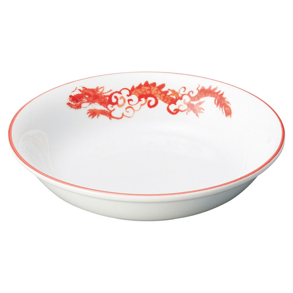 美濃焼 イングレーズ赤龍 イングレーズ赤龍　5　1／2取皿 14.2×3.3cm
