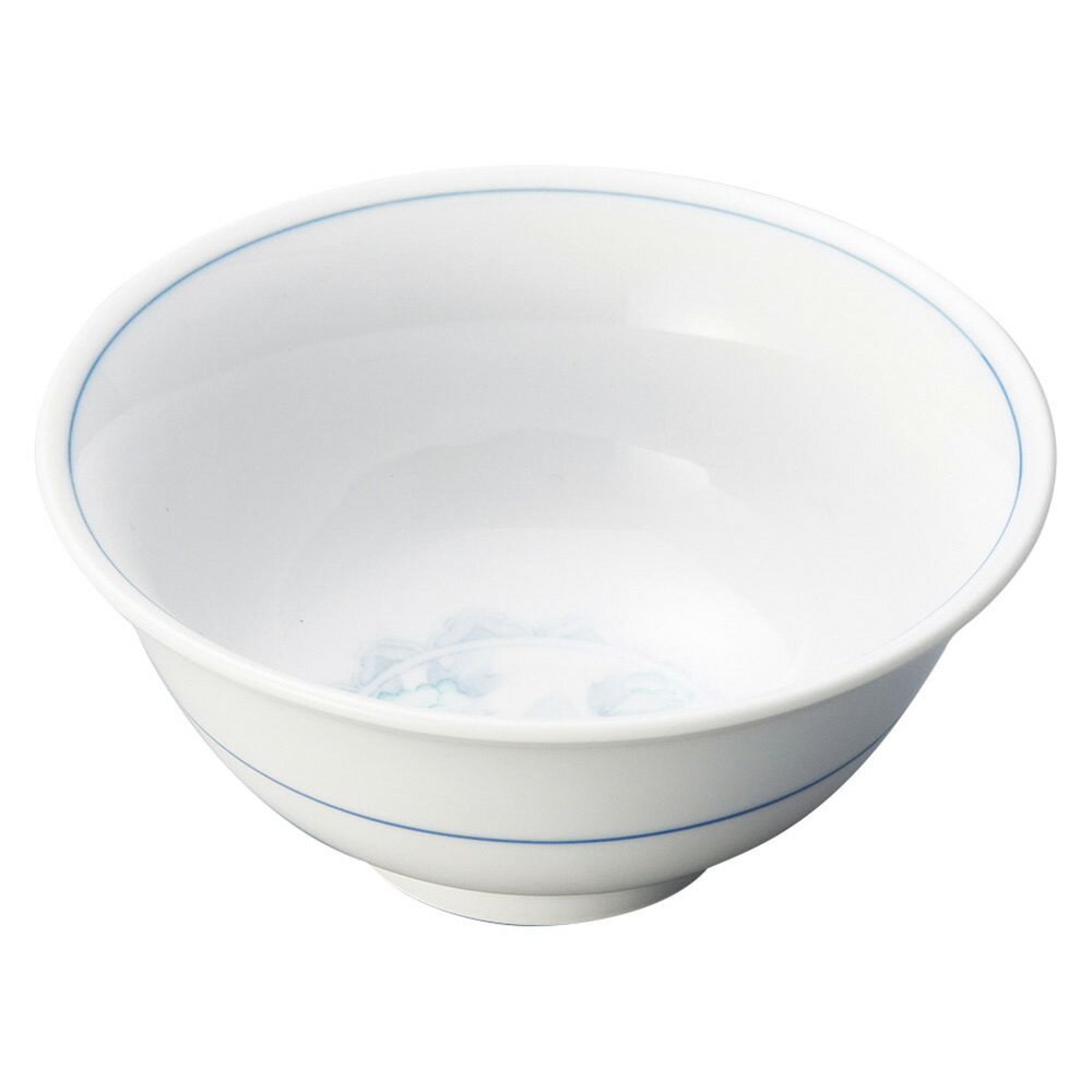 美濃焼 三色牡丹　3．6スープ碗 12×5.5cm