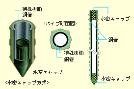 積水樹脂　イボ竹　園芸用支柱　φ11×1500mm　1本 2