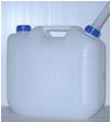 プラテック 携行缶 青口 20L 水専用容器 水缶 ノズル付き