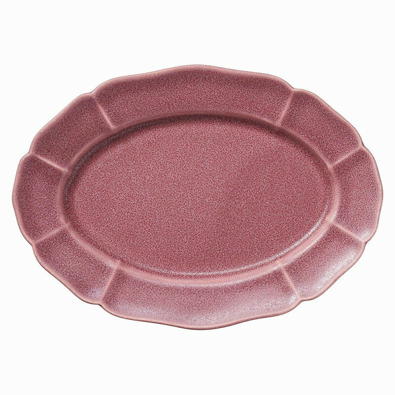 フルールローズマット19．5cm楕円皿(3)