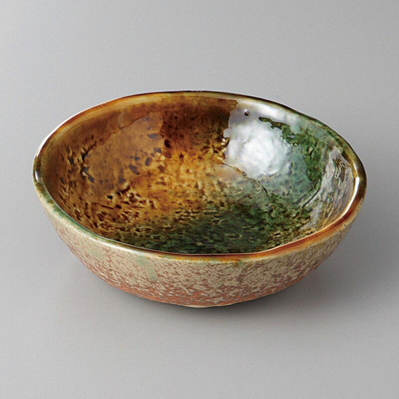 黄瀬戸織部4．0丸小鉢