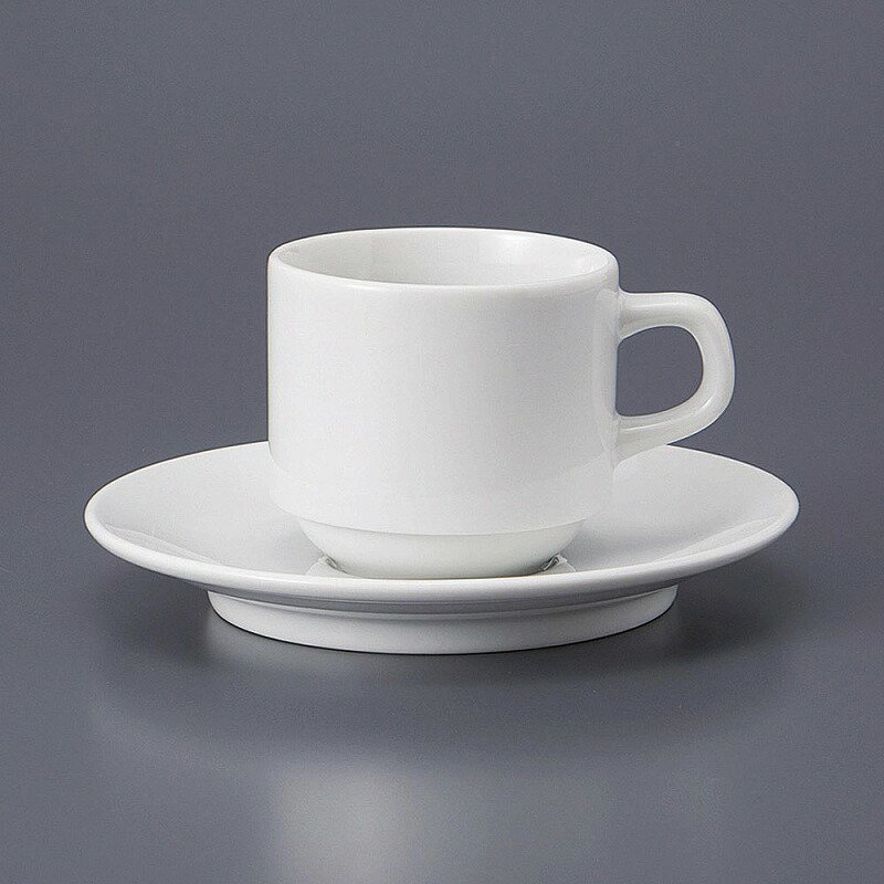 ベーシックスタックコーヒー碗皿