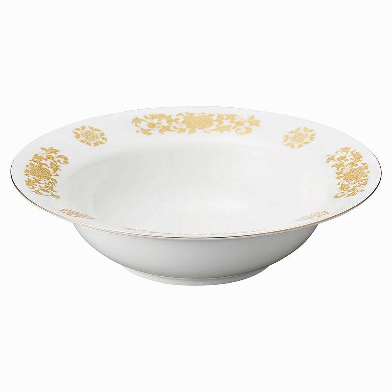 金彩唐草（最高級ボーンチャイナ）　10　1／2吋スープボール