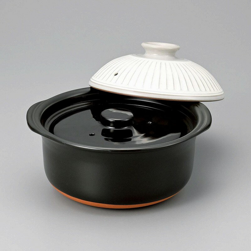 菊花粉引ごはん鍋（3合炊）