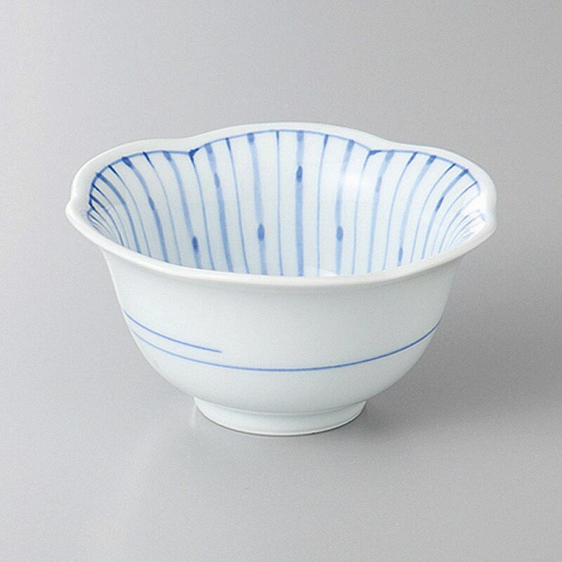 有田焼　十草蘭六方花小付