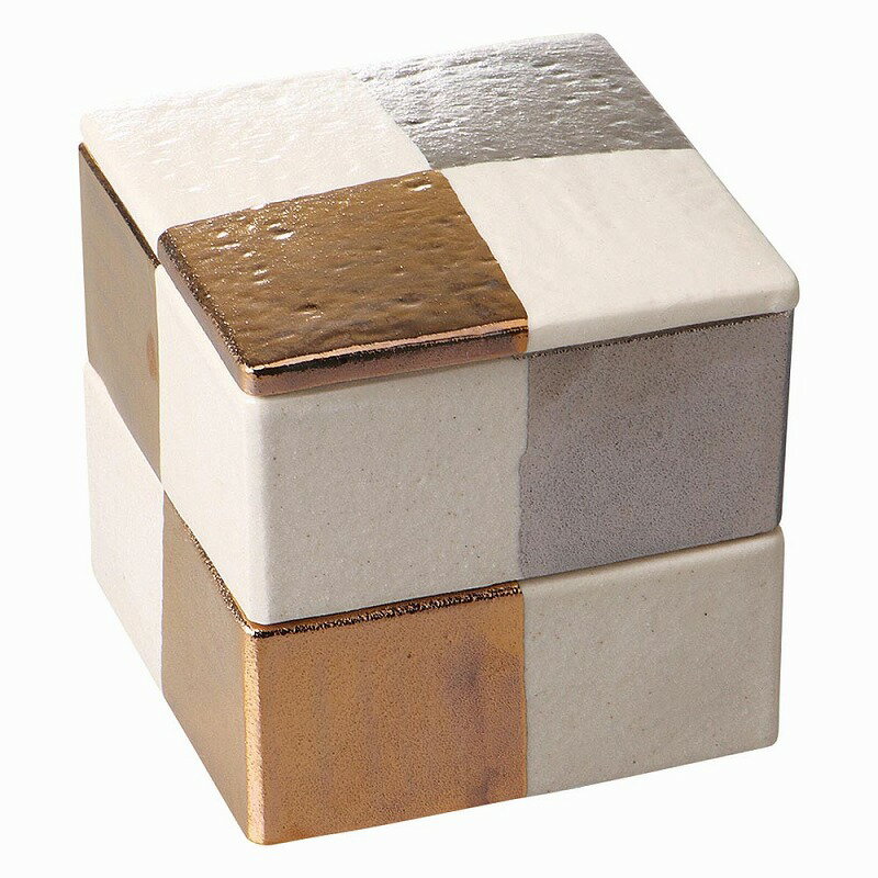 金銀市松二段重